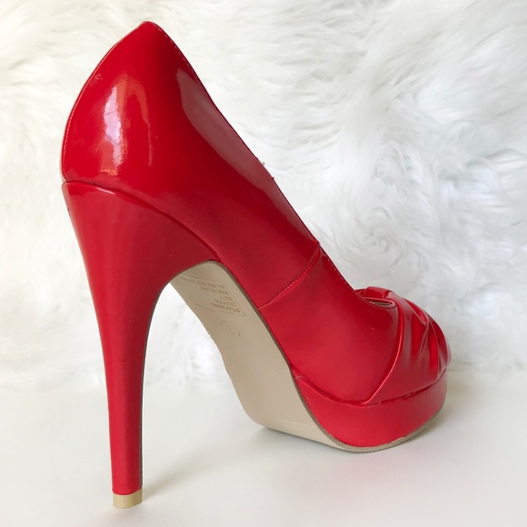Wet Seal Peep Toe Platform Heels - Picture 4 of 4